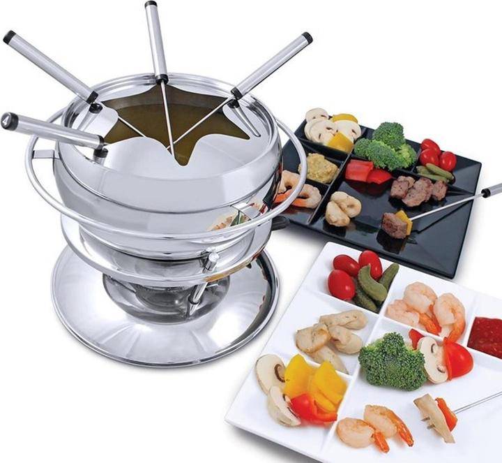 Produktbild Swissmar Fondue-Set All-in-One Züri (Fondue Bourguignonne, Käsefondue, Schokoladenfondue)