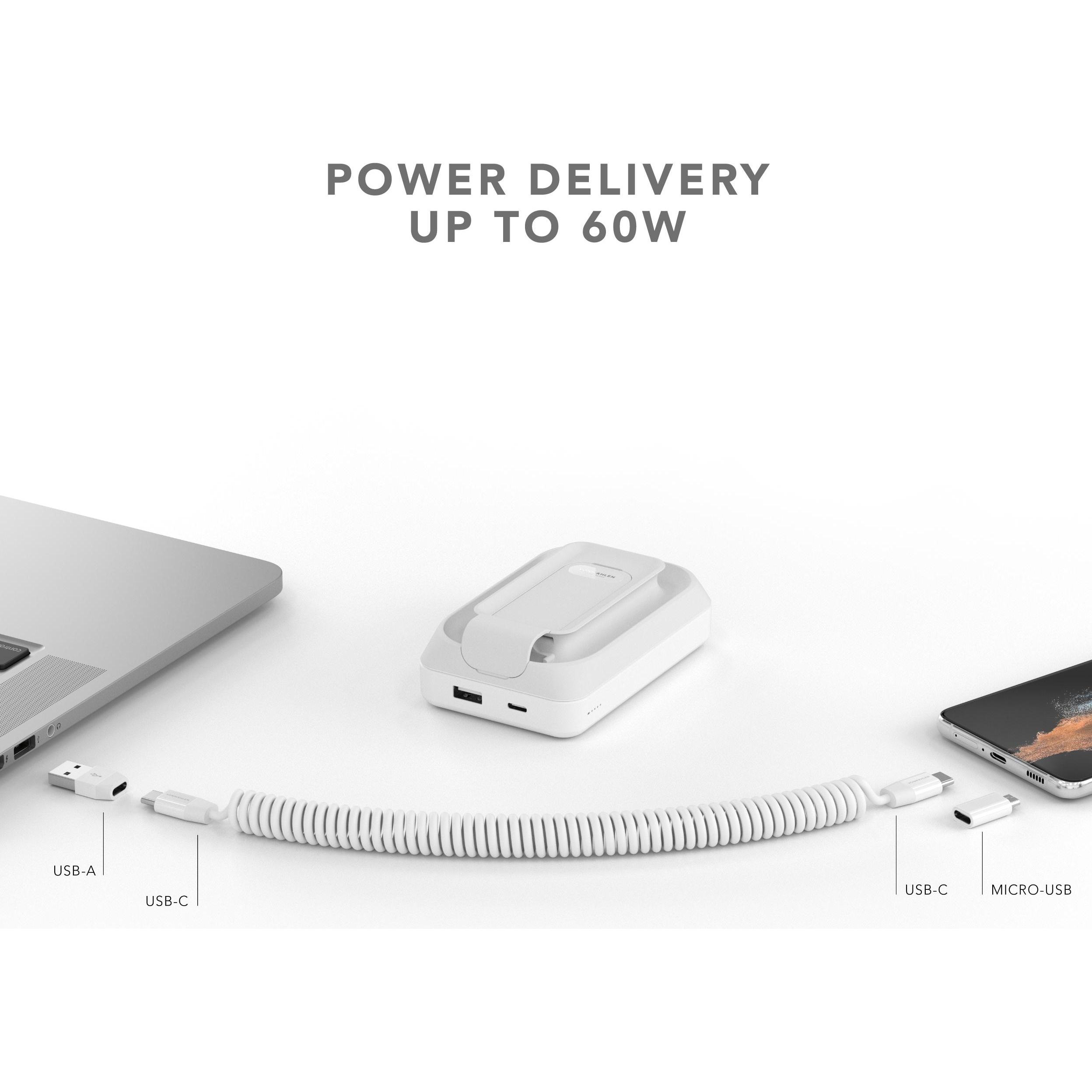 Thumbnail - Vonmählen Allroundo Pro (10000 mAh, 15 W, 38.50 Wh), Powerbank, Weiss