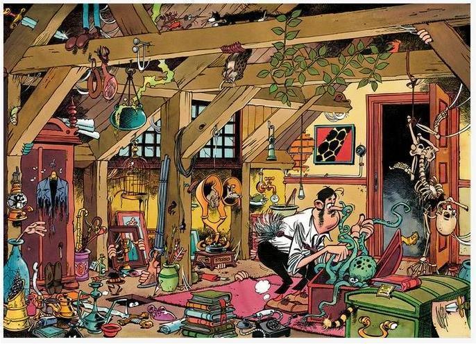 Produktbild Jumbo Puzzle Oldtimers The Bachelor (1000 Teile)