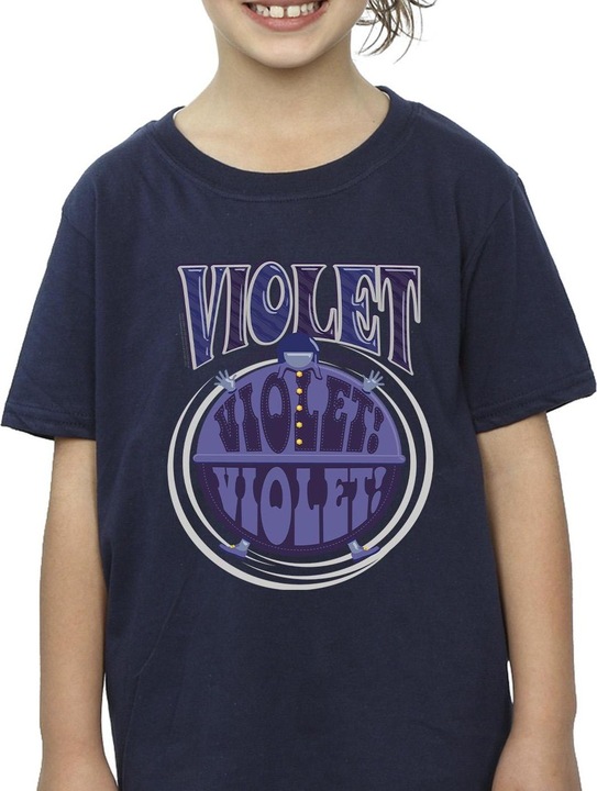 Immagine prodotto Willy Wonka & the Chocolate Factory Violet Turning Violet Maglietta Ragazze (116)