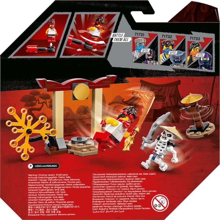 Immagine prodotto LEGO Set di battaglia: Kai contro Skulkin (71730, LEGO Ninjago)