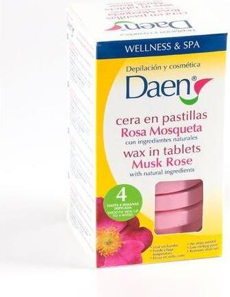 Produktbild Daen Depilation Wax In Tablets Musk Rose 300g