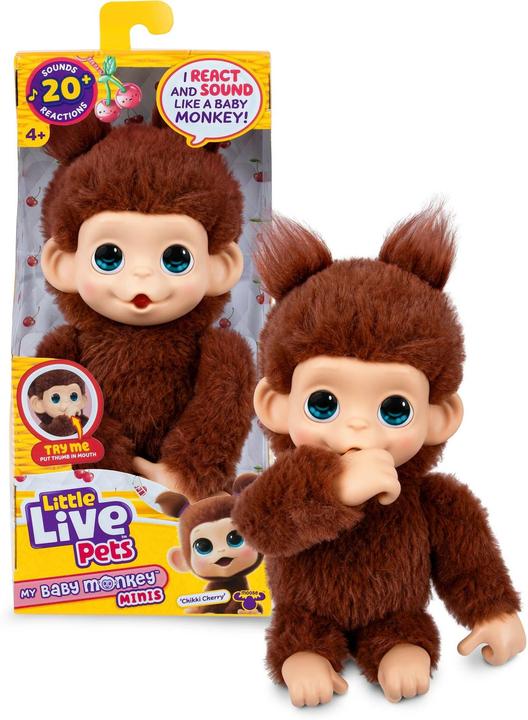 Actual product image Little LLP my baby monkey minis, ast.3 (31.50 cm)