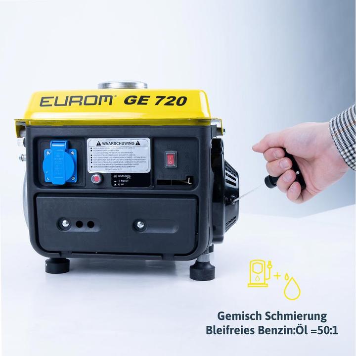 Actual product image Eurom Generator GE720 (650 W, 4.20 l)