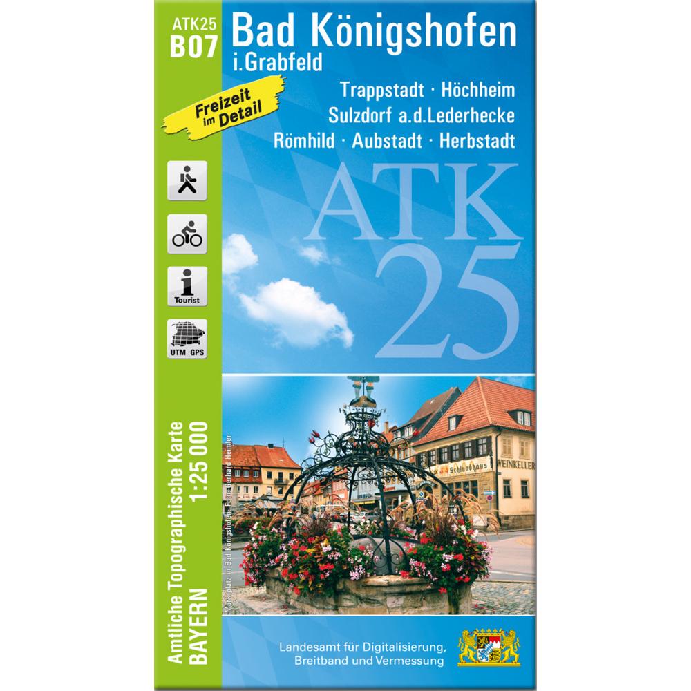 ATK25-B07 Bad Königshofen i.Grabfeld (A, Landkarte