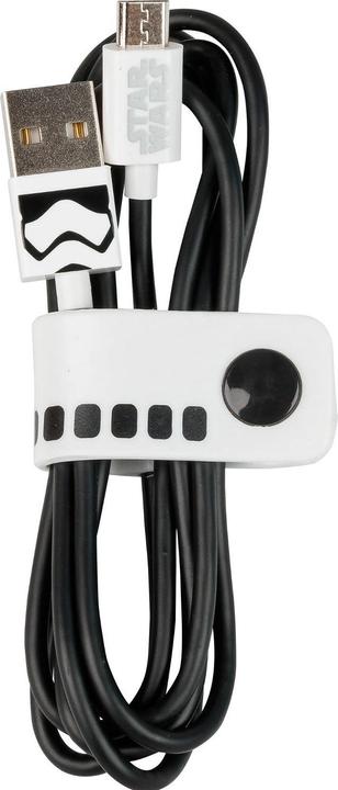 Tribe Line - Microusb Cables - 1,2 M (4ft.) - Strormtrooper (1.20 m, USB 2.0)