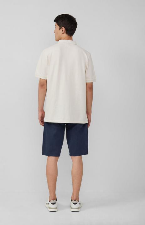 Actual product image S.Oliver Polo-Shirt Poloshirt mit kleinem Labelpatch und Flammgarnstruktur (3XL)