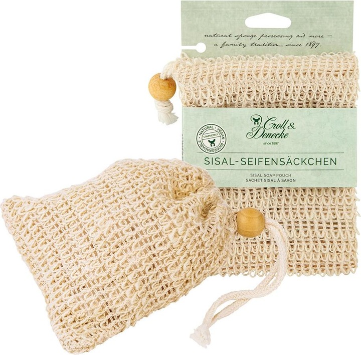 Actual product image Croll & Denecke Soap bag 'Sisal