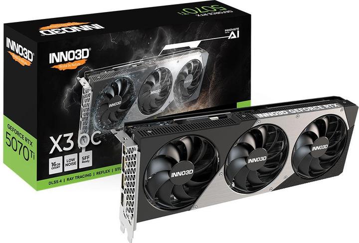 Actual product image Inno3D GeForce RTX 5070 Ti X3 OC (16 GB)