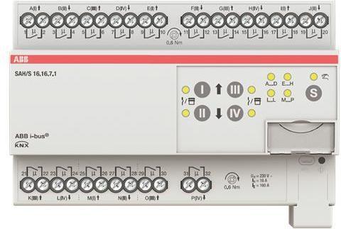 Produktbild ABB SAH/S16.16.7.1 Schalt-/Jalousieaktor, 16fach, 16 A, REG (Rolladenaktor)