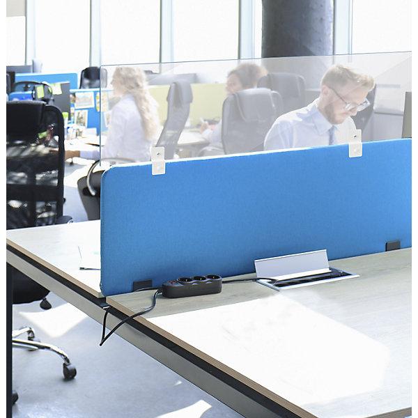 Produktbild smiT Hygieneschutzwand für Schreibtisch-Trennwände