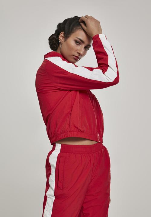 Immagine prodotto Urban Classics Giacca da ginnastica corta a strisce da donna (S)