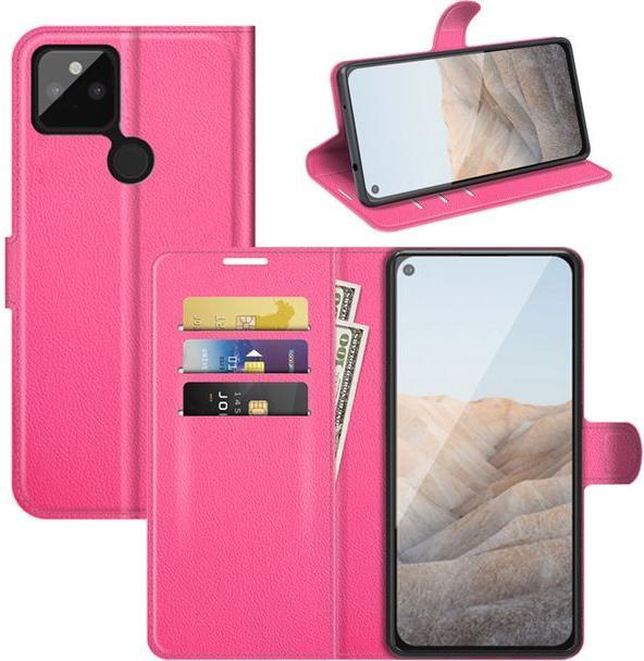 Produktbild MU Classic Litchi Leder Bookcover Series (Google Pixel 5a)
