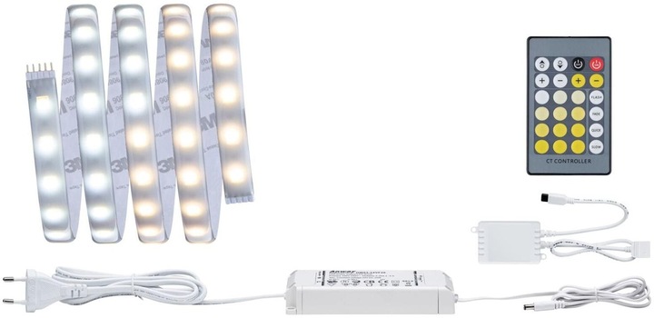 Immagine prodotto Paulmann Set di strisce MaxLED 500 (Luce del giorno, Bianco, Bianco caldo, 150 cm, Interno)