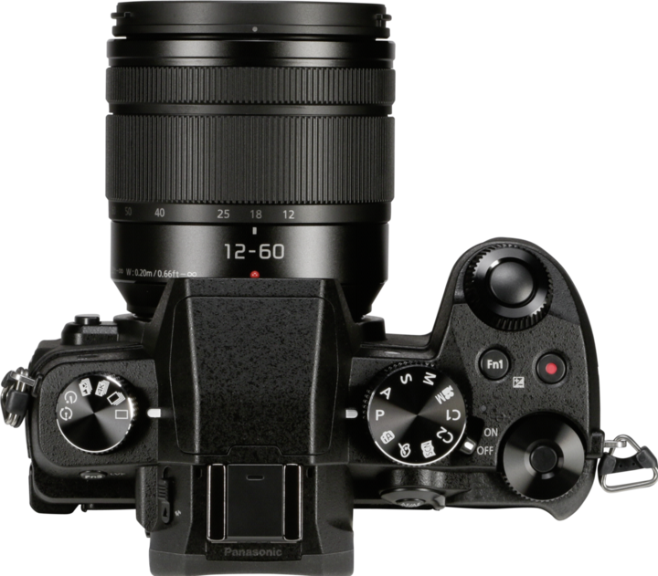 Actual product image Panasonic Lumix DMC-G80 + Lumix G Vario 12-60 mm/F3.5-5.6 asph. / Power OIS (12 - 60 mm, 16 Mpx, Micro Four Thirds)