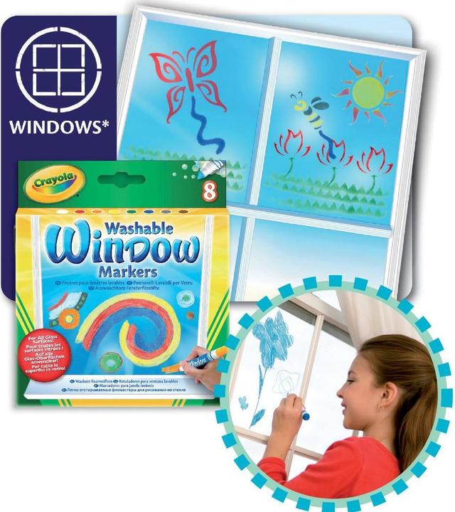 Image du produit Crayola Broches de fenêtre