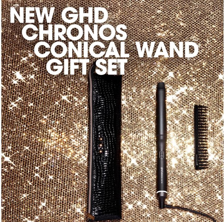Actual product image ghd Chronos Curve Conical Wand gift set