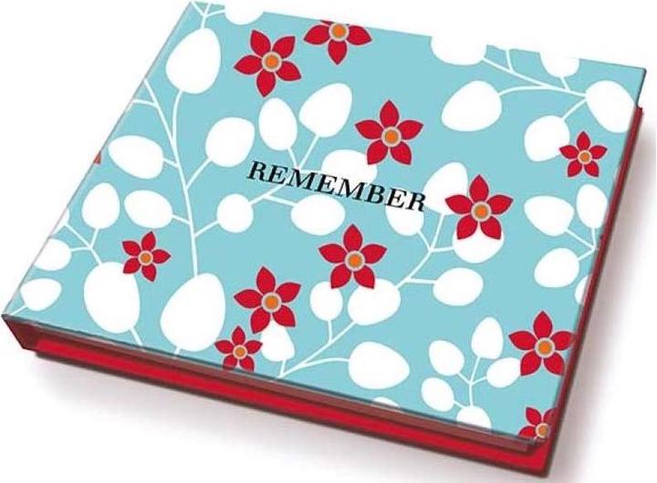 Produktbild Remember Notizbuch Memolino Primavera (A6, Blanko, Harter Einband)