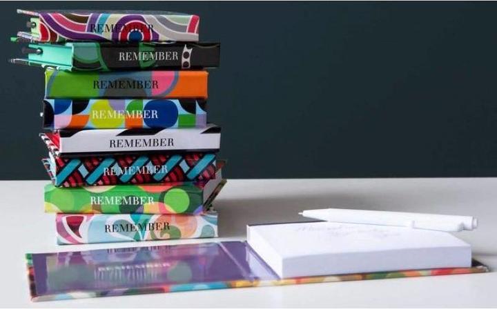 Produktbild Remember Notizbuch Memolino Primavera (A6, Blanko, Harter Einband)
