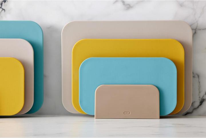 Image du produit Rosti Set de planches à découper Choptima 3 pièces, bleu-vert/beige/jaune