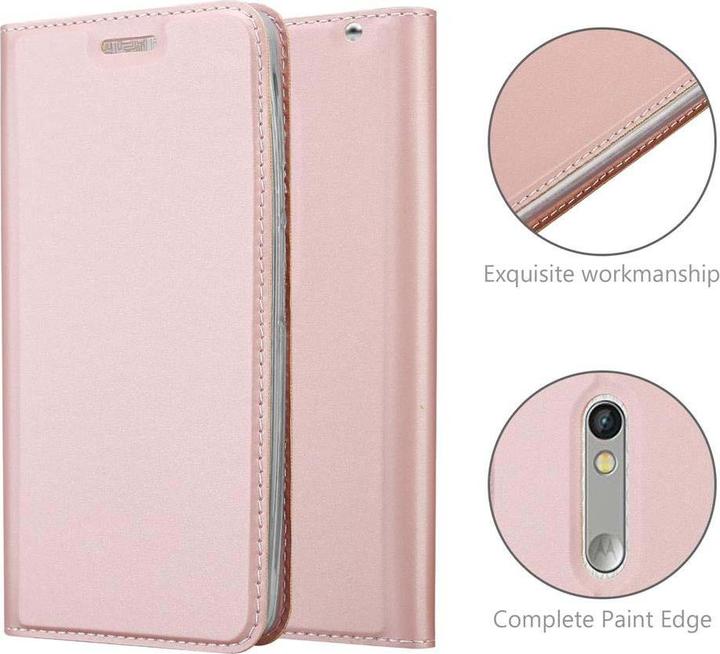 Actual product image Cadorabo Book Classy Style Cover (Motorola Moto X Play)