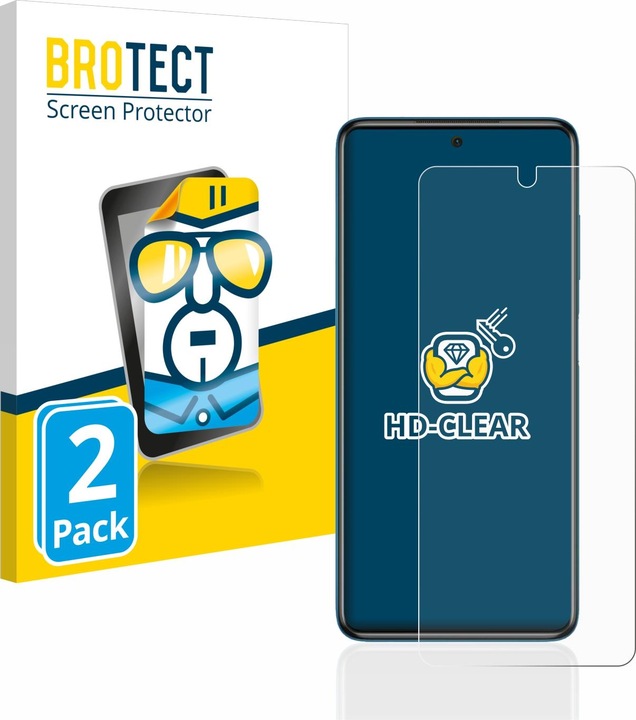 Produktbild BROTECT Schutzfolie Displayschutz Klar (2 Stück, Xiaomi Poco X3 Pro)