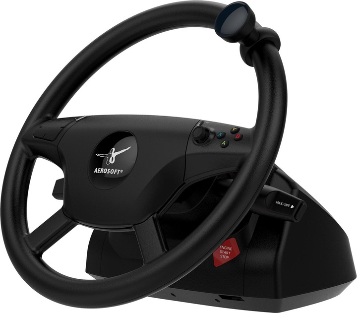 Actual product image Aerosoft Truck & Bus Wheel System (black) (PC, Mac)