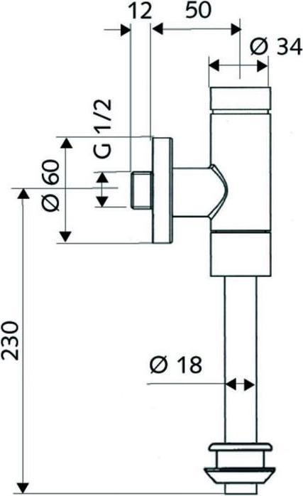 Produktbild Schell Schelomat Basic DN15 urinal drain