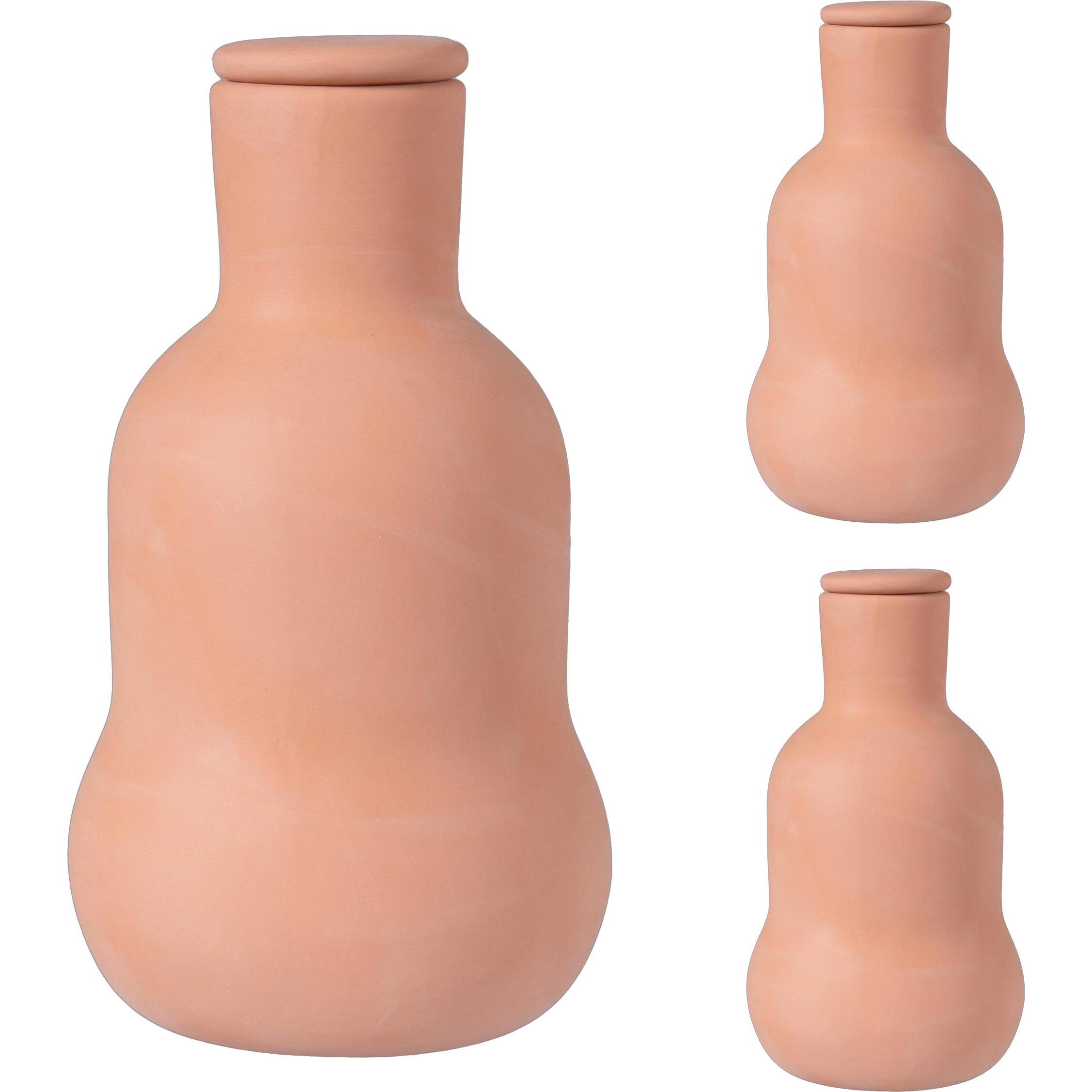 Relaxdays, Palloni da irrigazione + cono di argilla, 3xOllas (Palline per l'irrigazione)