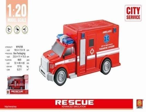 Immagine prodotto Maksik Ambulanza rossa