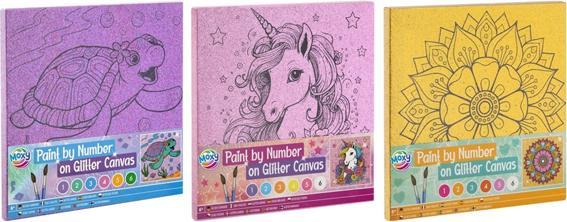 Actual product image Sombo Canvas Set Glitter ass.