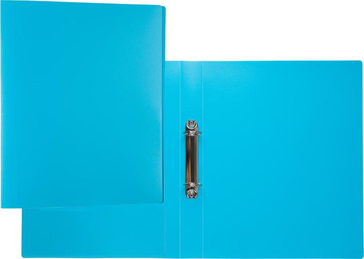 Actual product image Idena Ring binder A4 PP turquoise 35mm 2 rings (A4, 35 mm, 1 pcs.)