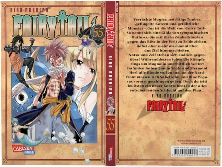 Produktbild Fairy Tail 55 (Deutsch, Hiro Mashima, 2018)