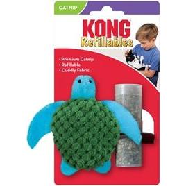 Thumbnail - KONG Refillables Turtle (1.5x10cm) (Plüschspielzeug, Katzenminzespielzeug), Katzenspielzeug