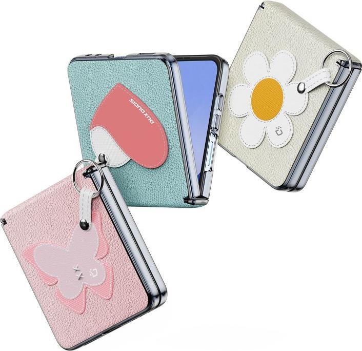 Produktbild Dux Ducis Luvy Series Leder Hardcase Hülle (Samsung Galaxy Z Flip7)