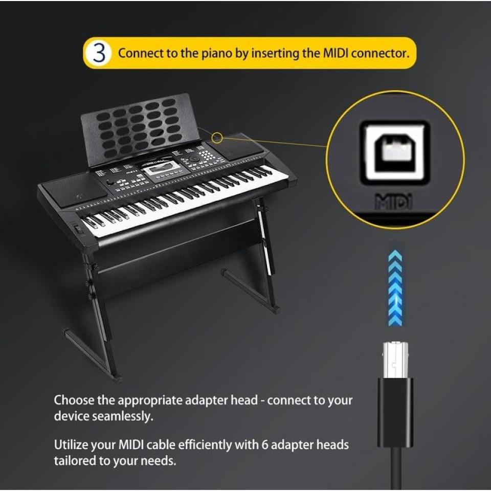 Thumbnail - PowerGuard USB B 2.0 (female) Buchse auf USB A 2.0 (male) Adapter (USB 2.0), USB Kabel