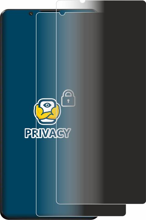 Actual product image BROTECT Anti-spy privacy film Blue light protection film (2 pcs., Sony Xperia 1 III)