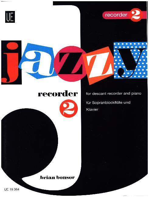 Actual product image Jazzy Recorder, for soprano recorder and piano. Vol.2 (English)
