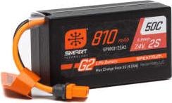 Produktbild Spektrum 810mAh 2S 7.4V Smart G2 50C LiPo IC2 (7.40 V, 810 mAh)