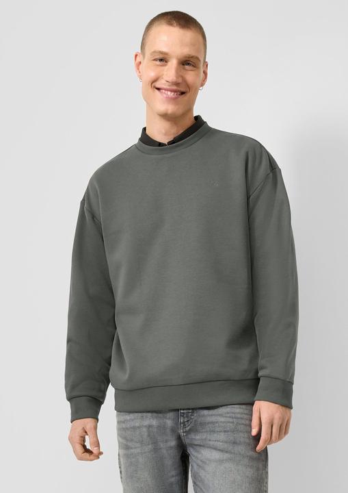Produktbild s.Oliver Sweatshirt Sweatshirt mit Logo-Stickerei (M)