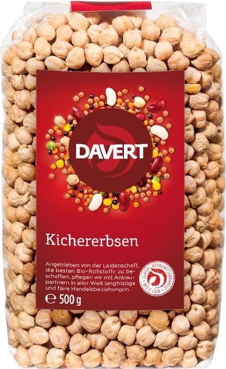 Produktbild Davert Kichererbsen Bio (500 g)