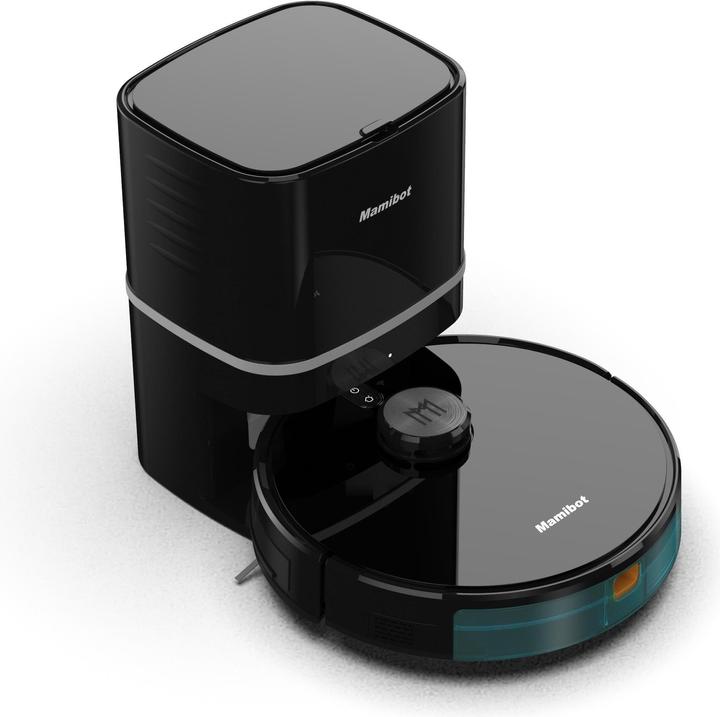 Mamibot Vacuum Cleaner - Robot ExVac890 Glory with Automatic Vacuum Cleaner, Black (4000 Pa)