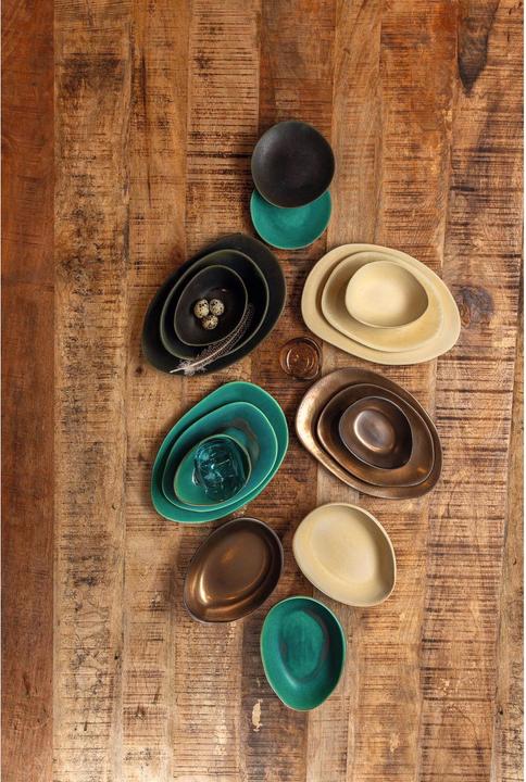 Actual product image Leonardo Breakfast and dessert plate Noli Ceramic Ø 15 cm Green (6 x, 1.50 cm)