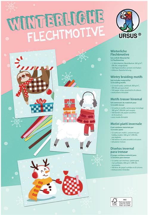Ursus Flechtmotive Winterlich 28240099F 300g 12 Bogen
