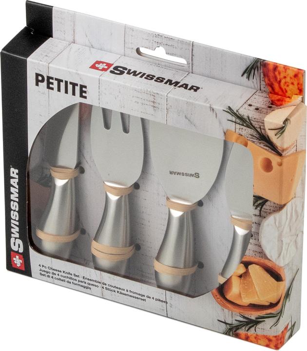 Immagine prodotto Swissmar Käsemesser Silber, 4-teilig (20 cm)
