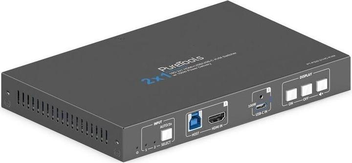 Actual product image Purelink Switcher PT-PSW-21HC-KVM 4K 60Hz 4:4:4, HDR 10