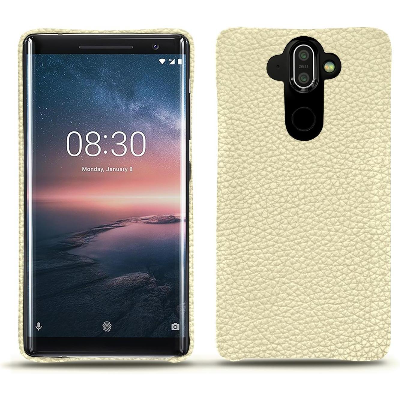 Thumbnail - Noreve Lederschutzhülle (Nokia X), Smartphone Hülle, Weiss