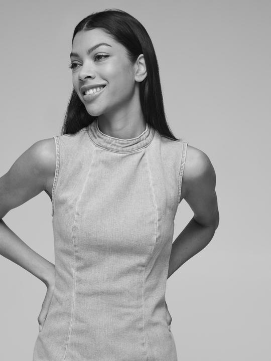 Produktbild Vila Midi Jeanskleid (XL)