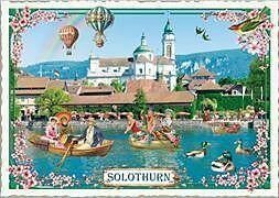 Image du produit Edition Tausendschön Stdte-Postkarte. Sweet Memories Cities / Solothurn - St.Ursenkathedrale / quer
