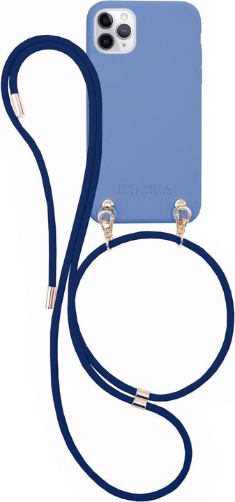 Produktbild Iphoria Necklace Case iPhone 11 Pro Max Soft Touch simple Blue
